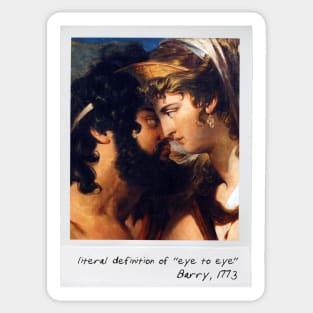 james barry - eye to eye Sticker